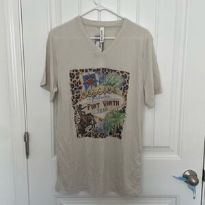 NWT Tan Fort Worth T-Shirt